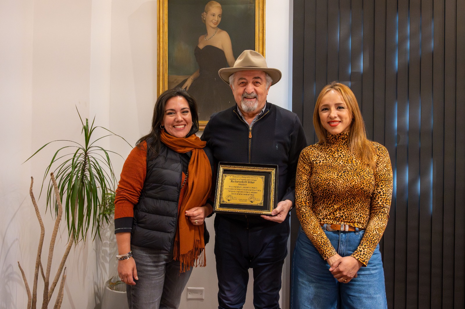 Macharashvili recibió a la referente nacional de UOCRA Mujeres