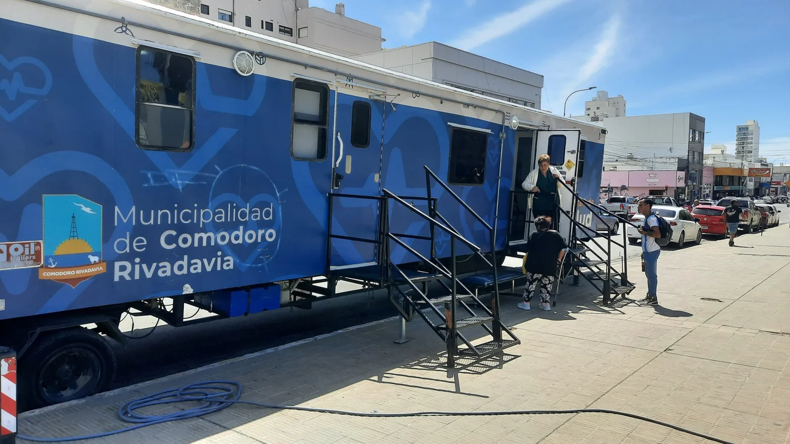 El tráiler sanitario municipal refuerza la atención en Comodoro