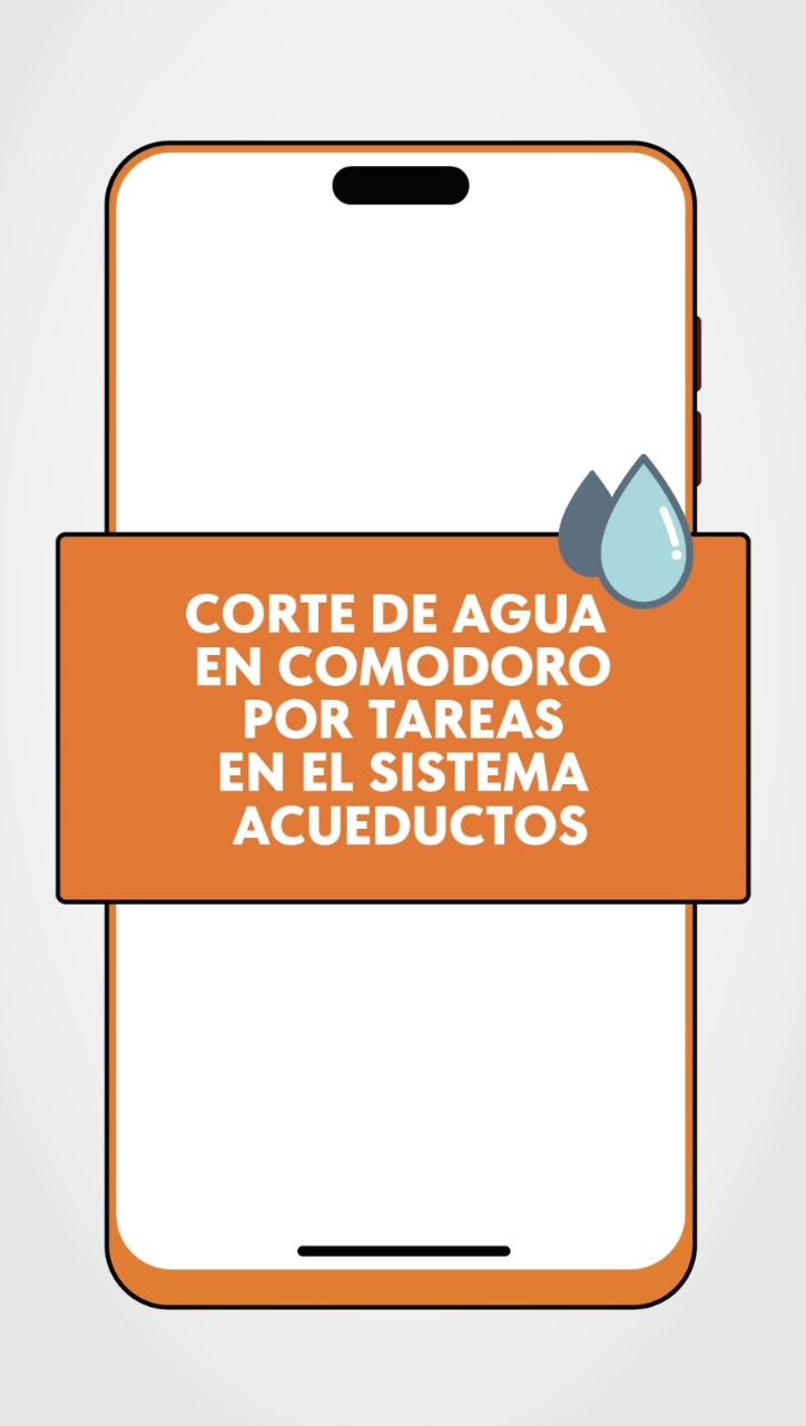 Hoy corte de agua por 36 horas