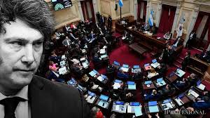 El Senado  rechazó el  veto de Milei a ley que reparte impuestos entre las provincias