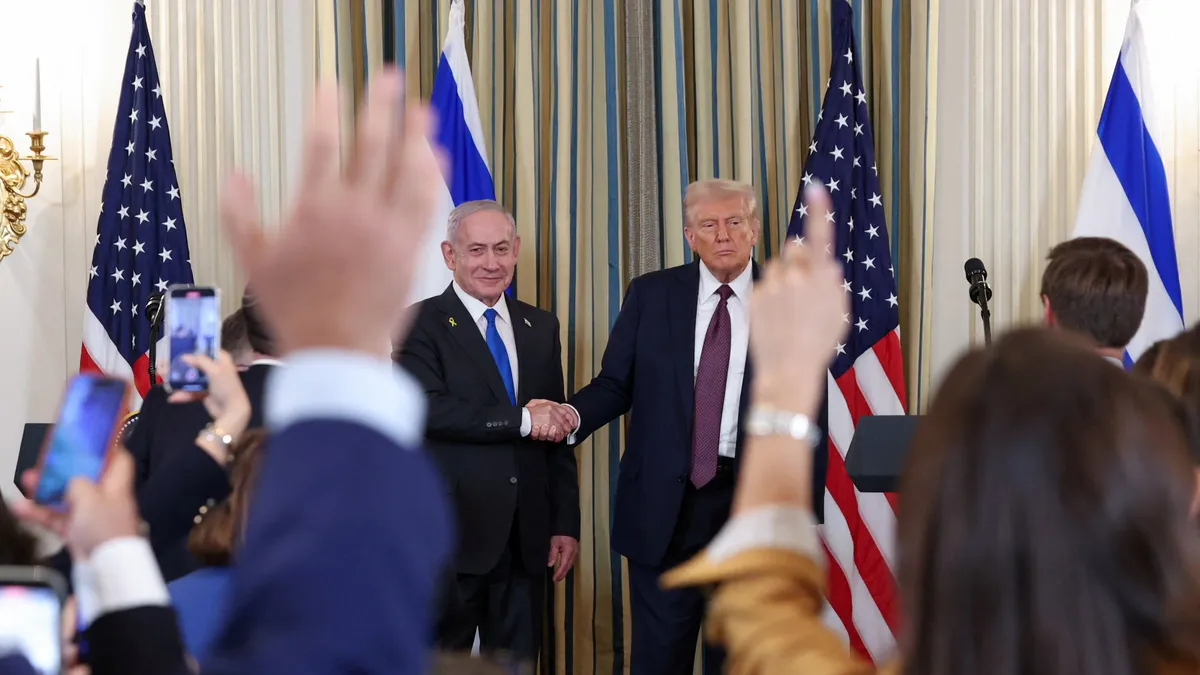 Trump y Netanyahu presentan un plan de paz para Gaza y aguardan respuesta de Hamas