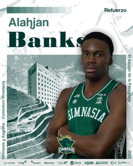 Alahjan Banks es el nuevo fichaje de Gimnasia