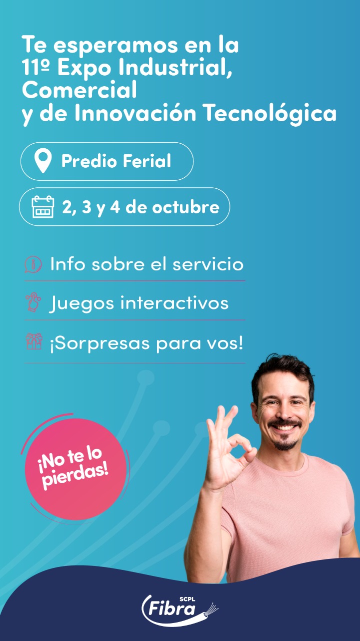La SCPL  en la 11º Expo Industrial con premios sorpresa y promociones de fibra óptica