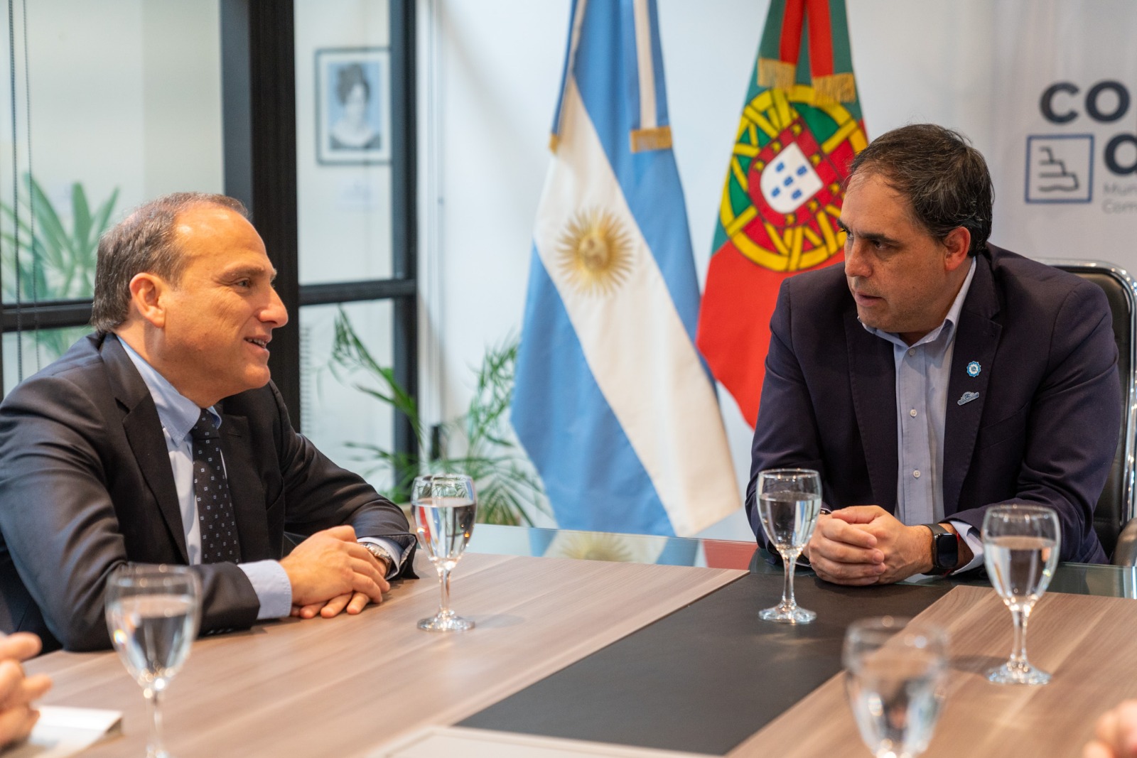 Autoridades municipales recibieron al Embajador de Portugal en Argentina