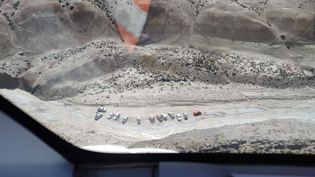 Continúa la búsqueda de Juana Morales y Pedro Kreder: rastrillan nuevas zonas entre Pampa Salamanca y Rocas Coloradas