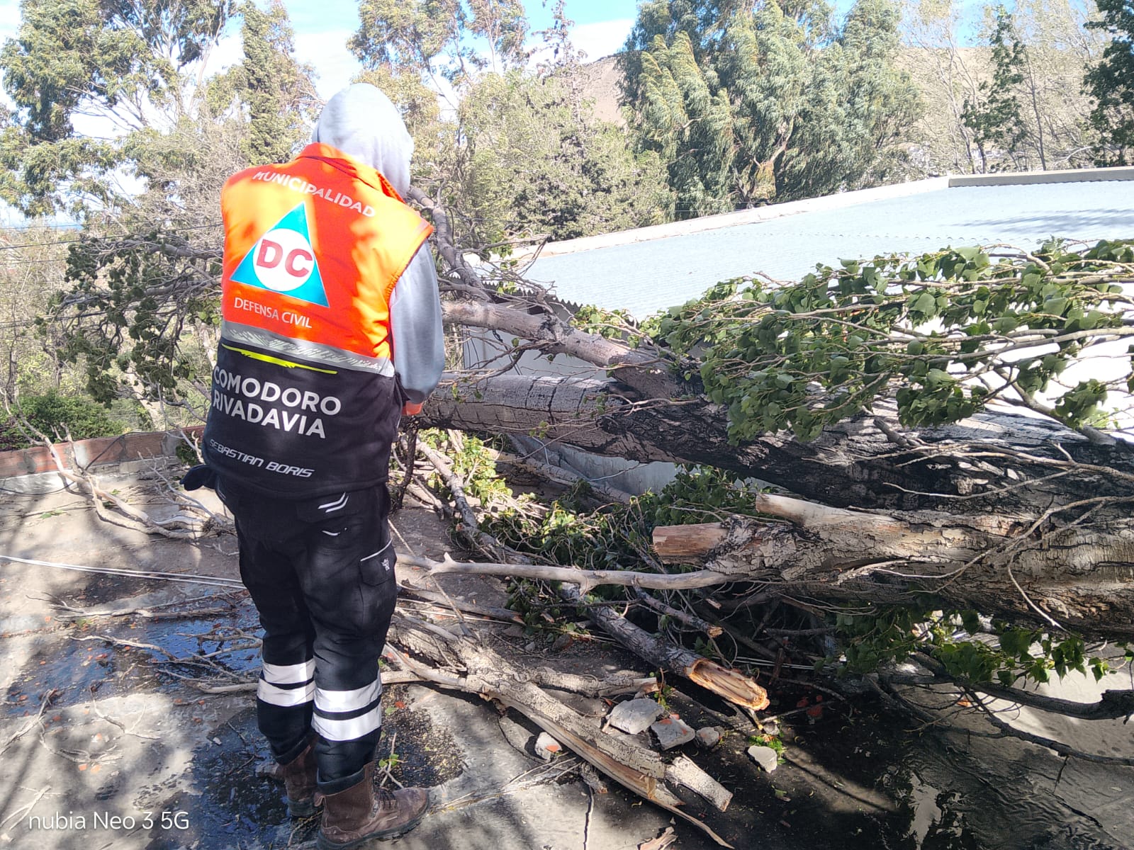 Alerta amarilla por viento en Comodoro Rivadavia