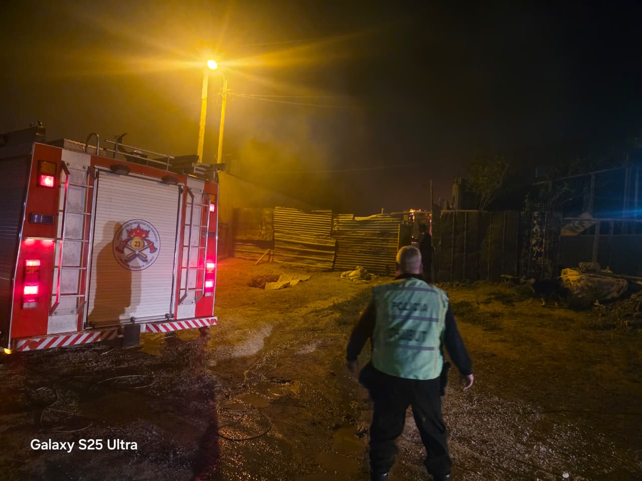 Incendio destruyó por completo una vivienda en el Cordón Forestal