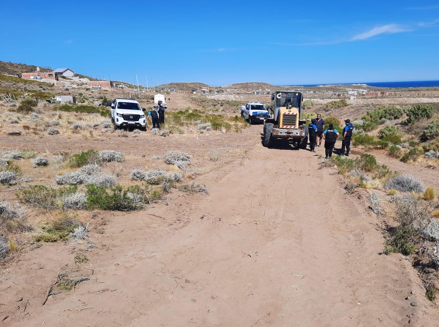 El Municipio intervino  en intento de usurpación y daño ambiental en zona del Faro