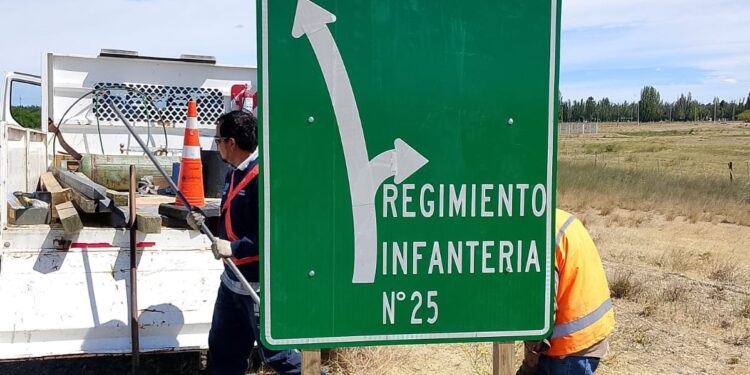 Vialidad Nacional instaló cartelería en distintas rutas de Chubut 