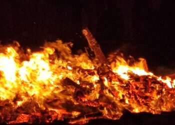 El fuego fue el centro del encuentro