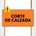 Corte de calzada en Km 4 por tareas de saneamiento