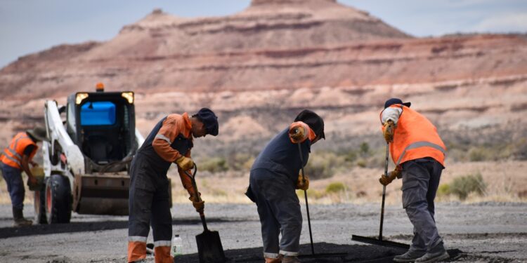 Vialidad Nacional avanza en Chubut con tareas de conservación en la ruta nacional 25