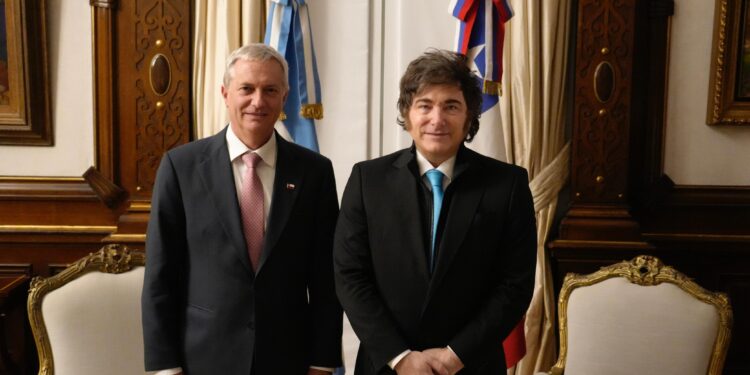 Milei recibió al presidente electo de Chile, José Antonio Kast
