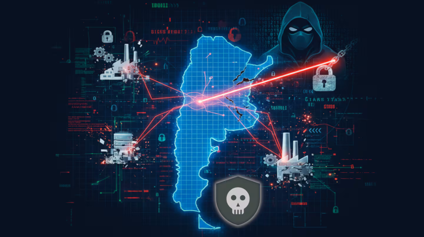 Ciberataques 2025: Argentina, en el top ten mundial de países más vulnerados
