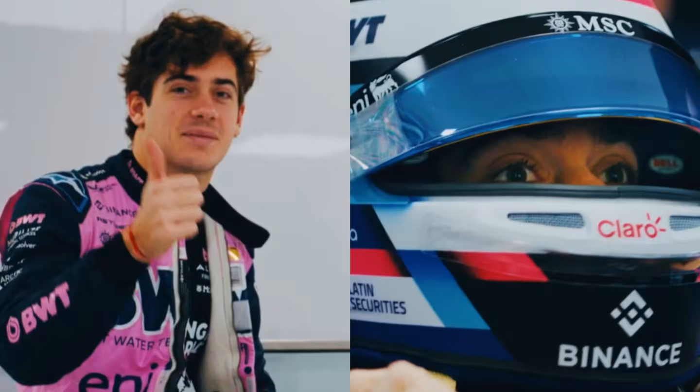 Alpine revela el video del gran privilegio que Franco Colapinto disfrutará en la F1.