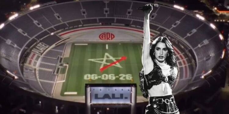 Lali anunció su primer River para el 6/6/2026