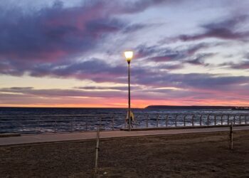 Comodoro Rivadavia arranca el 2026 con viento intenso y temperaturas moderadas