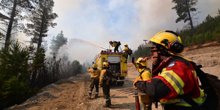 Continúa el fuerte operativo para controlar el incendio en Puerto Patriada