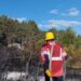 Después de un rápido ataque inicial, se logró contener el incendio forestal en Cholila