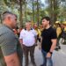 Torres se hizo presente en Puerto Patriada, donde se registra un incendio activo