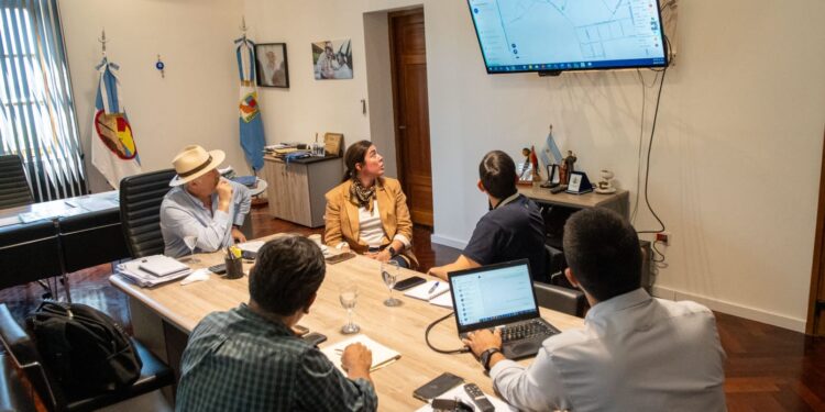 El intendente activó un protocolo técnico de monitoreo ante el movimiento de suelo en el Cerro Hermitte