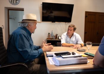 Macharashvili  recibió al diputado nacional Luque por la catástrofe en el cerro Hermitte