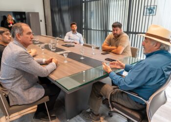 Macharashvili articula acciones con inmobiliarias para los afectados por el Cerro Hermitte