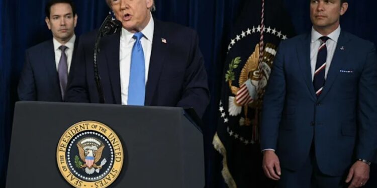 Presencia militar de Estados Unidos en Venezuela depende de futuros acontecimientos, afirma Trump