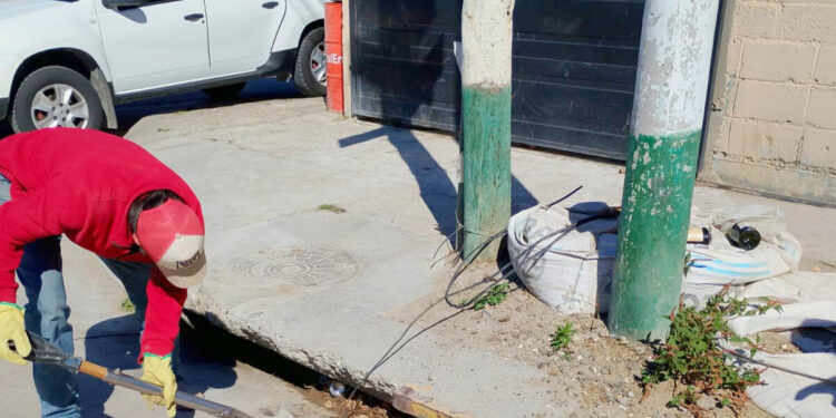Mantenimiento preventivo: continúan las tareas de limpieza de sumideros en distintos barrios