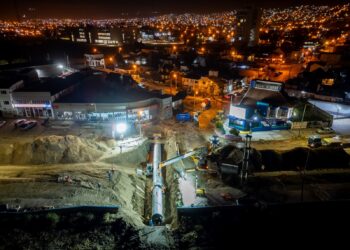 Se reemplazó el  pluvial en la ruta 3, el sector se libera en los próximos  días