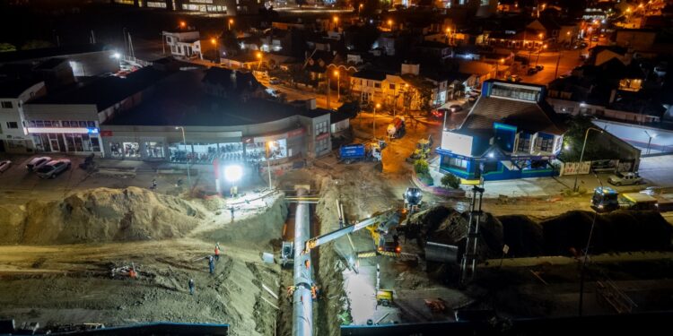 Se reemplazó el  pluvial en la ruta 3, el sector se libera en los próximos  días