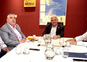 Macharashvili analizó junto al presidente del SEGEMAR el informe técnico sobre el cerro Hermitte