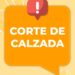 Corte de calzada en avenida 10 de Noviembre por tareas de saneamiento