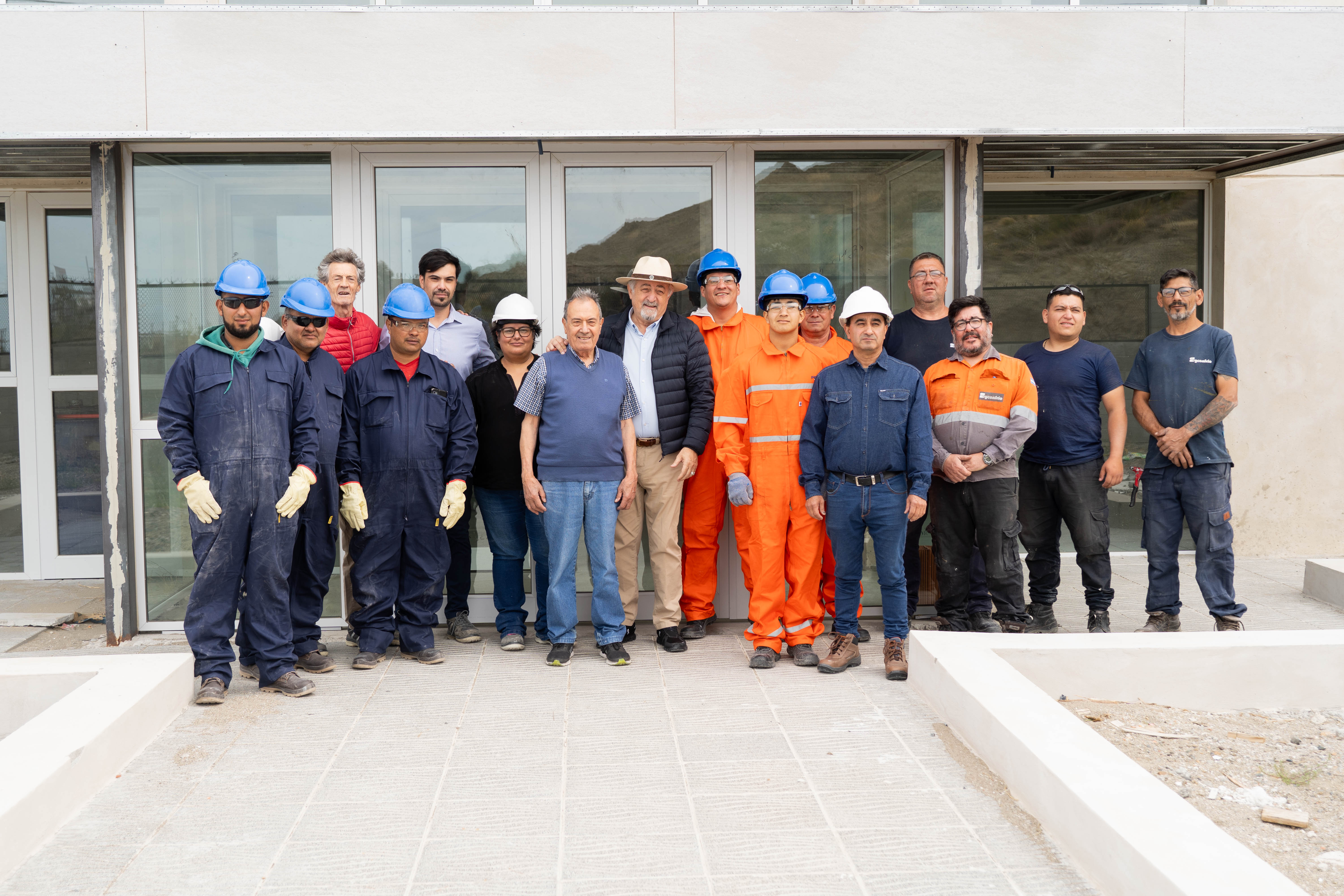 Macharashvili recorrió la futura planta de Gamar emplazada en Ruta N° 39 camino a Diadema