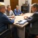 Macharashvili recibió a representantes del Banco Credicoop