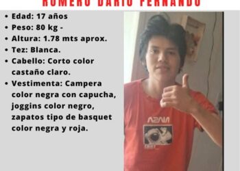 Buscan a un adolescente de 17 años desaparecido en Comodoro Rivadavia
