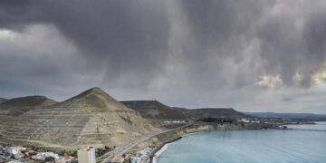 Martes nublado en Comodoro y probabilidad de tormentas hacia la noche