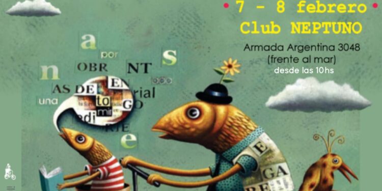 Feria del libro y objetos poéticos en Rada Tilly
