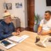 Macharashvili recibió al intendente de Sarmiento
