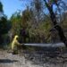 Provincia intensifica los operativos para combatir los incendios en la Cordillera y dispuso el cierre temporal de un tramo de la ruta 71