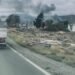 Murió un camionero tras incendiarse un vehículo de gran porte en la Ruta 3