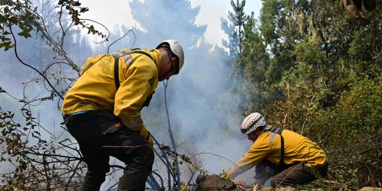 Se sigue trabajando contra el fuego en Puero Patriada