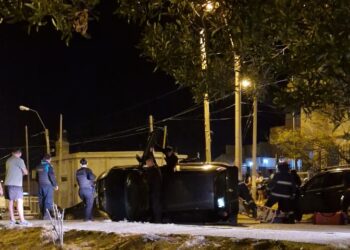 Volcó un Fiat Palio en la zona sur de Comodoro