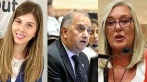 Los tres senadores de Chubut en contra
