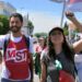 Asume Juan Aquino, diputado del FIT-U acompañado por Cele Fierro