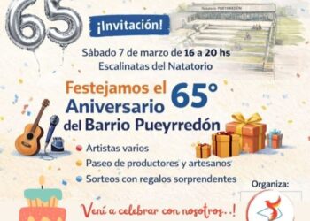 Barrio Pueyrredón celebra sus 65 años 