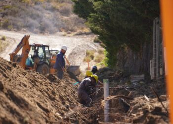 Con un 70% de avance continúa la obra de gas en el barrio Malvinas Argentinas