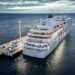 El crucero de lujo Silver Whisper llegó a Puerto Madryn con más de 360 pasajeros