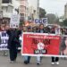 Casi 2000 mujeres participaron hoy, en la marcha por el 8 M en Comodoro Rivadavia