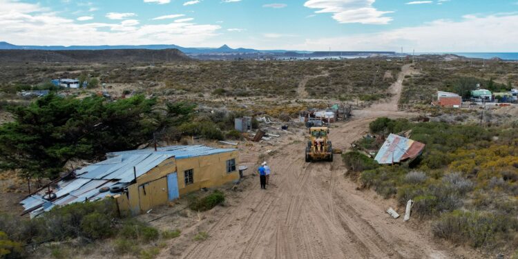 Se profundizan las tareas de ordenamiento urbano en la zona de El Faro